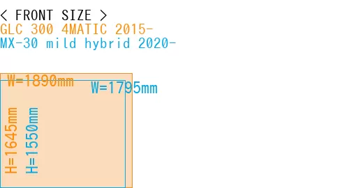 #GLC 300 4MATIC 2015- + MX-30 mild hybrid 2020-